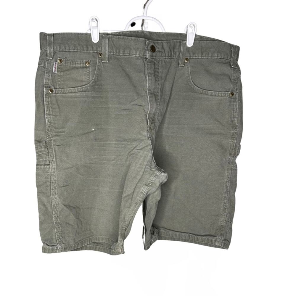 Carhartt Gray Cargo Short Classic Straight Cut Jorts Workwear Career Corpcore